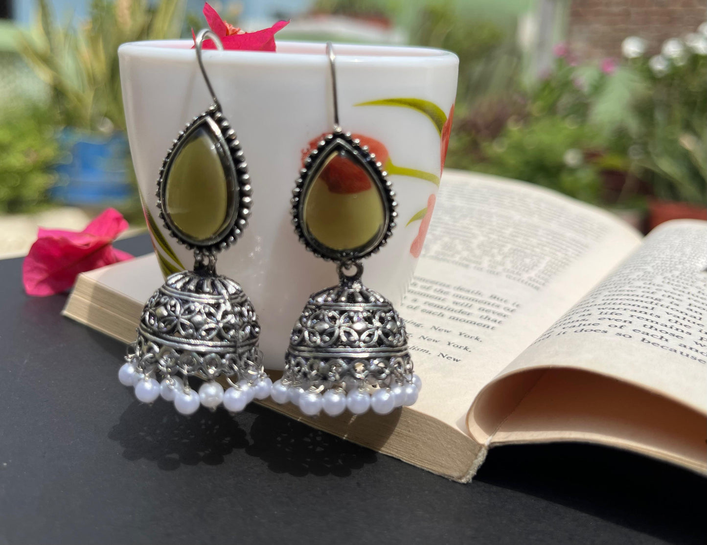 Teardrop Temple Jhumka