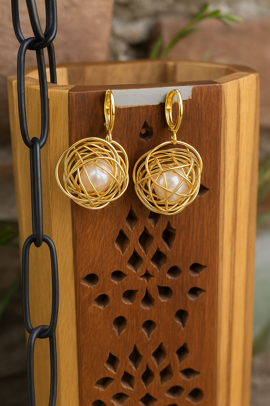 Aureate Orbit Earrings