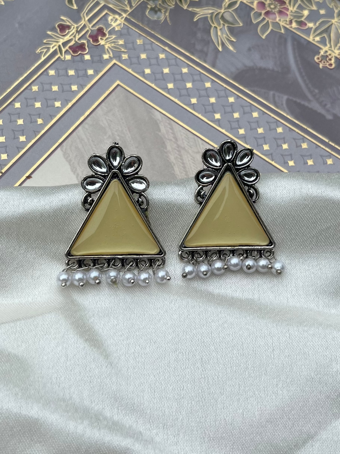 Bohemian Triangle Drop Earrings