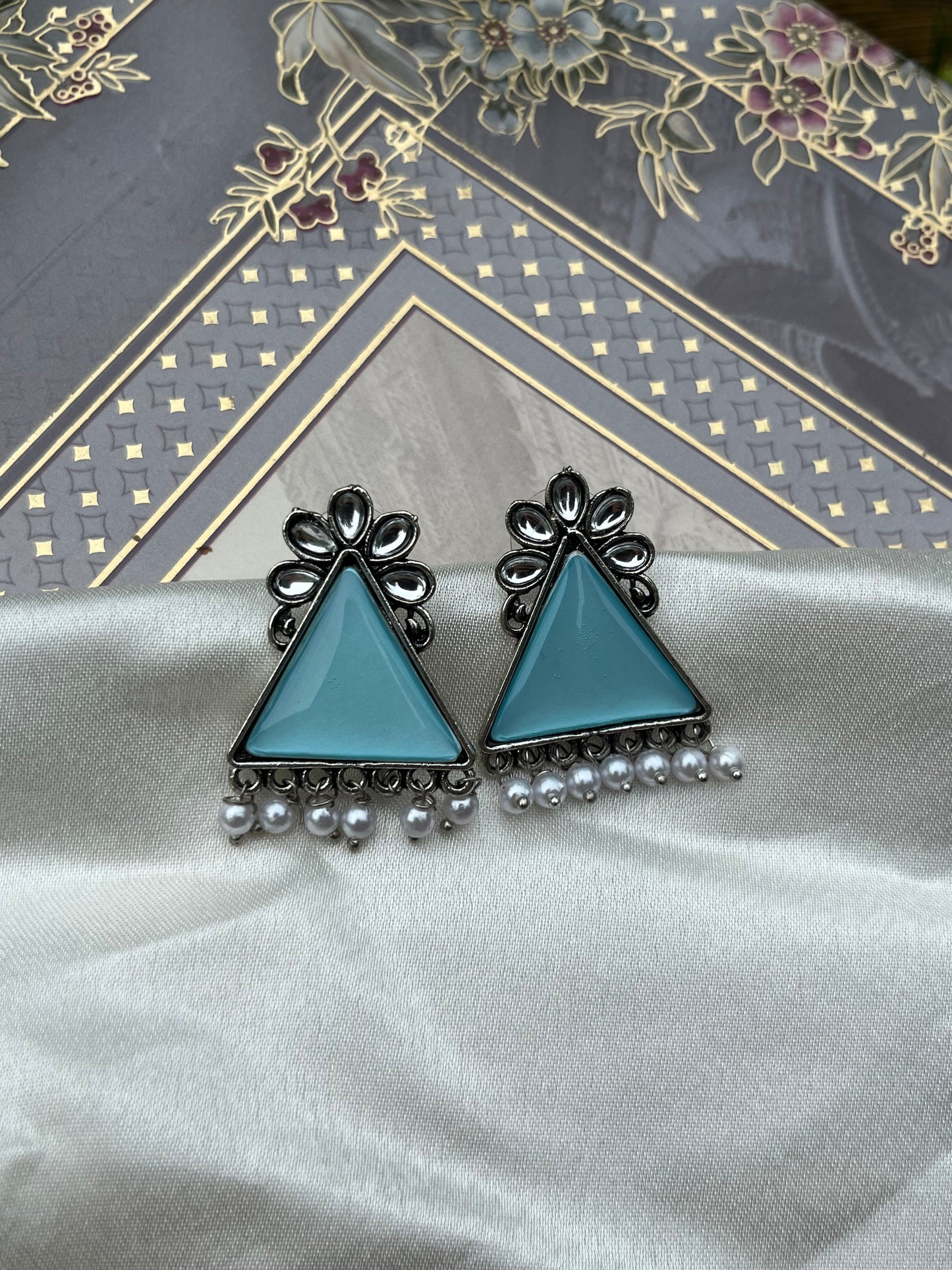 Bohemian Triangle Drop Earrings