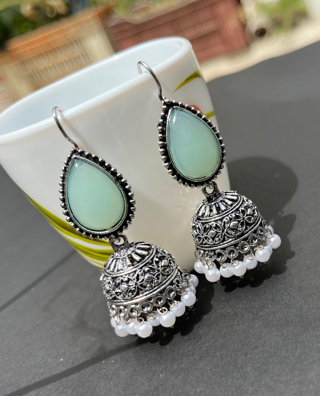 Teardrop Temple Jhumka