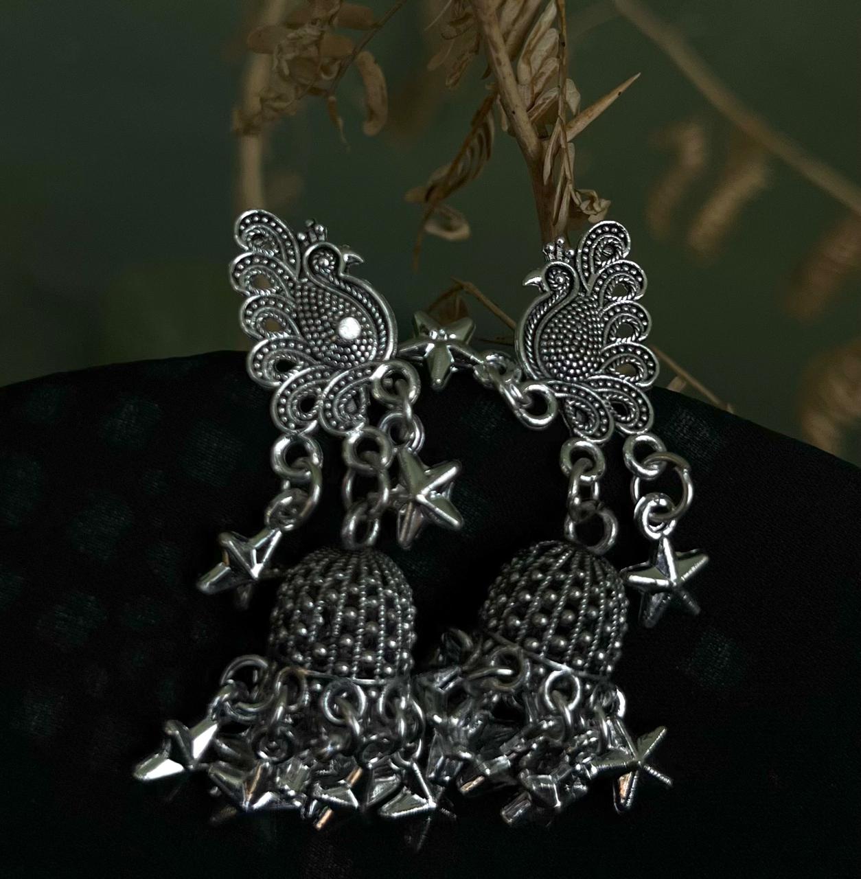 Mayur Ghungroo Dangler Earrings