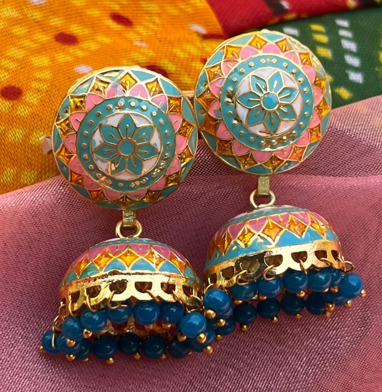 Rajasthani Phool Jhumkas