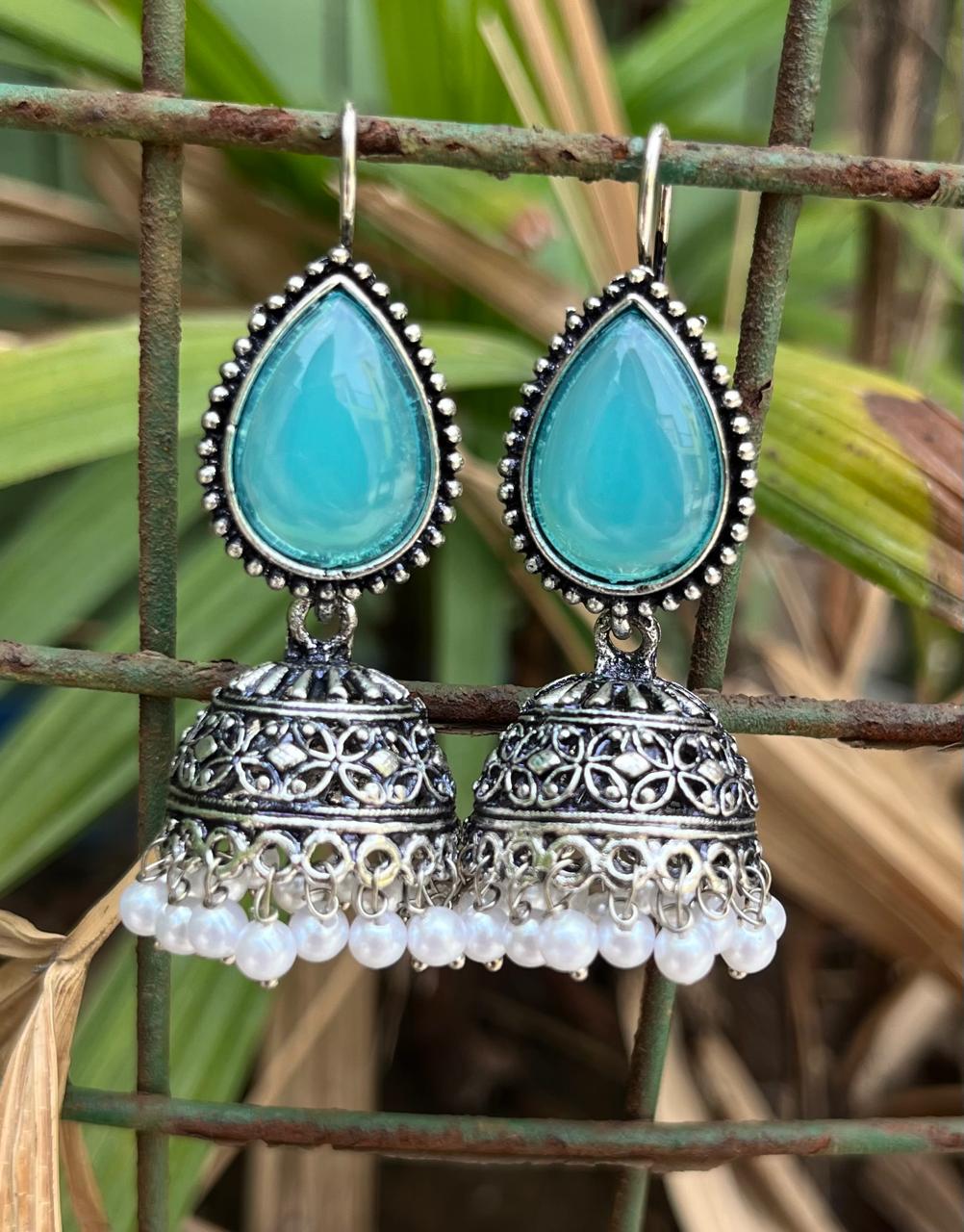 Teardrop Temple Jhumka