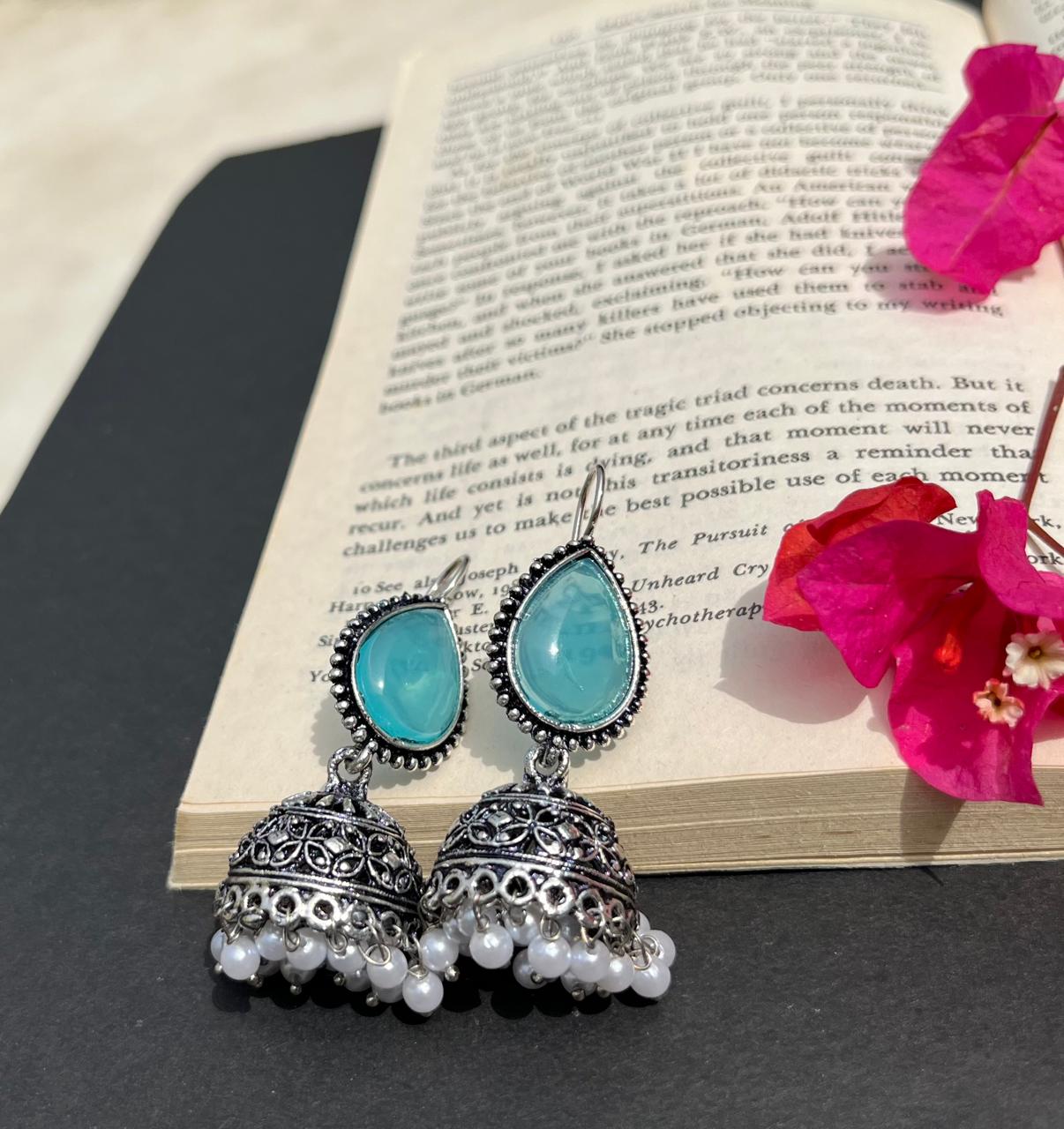 Teardrop Temple Jhumka