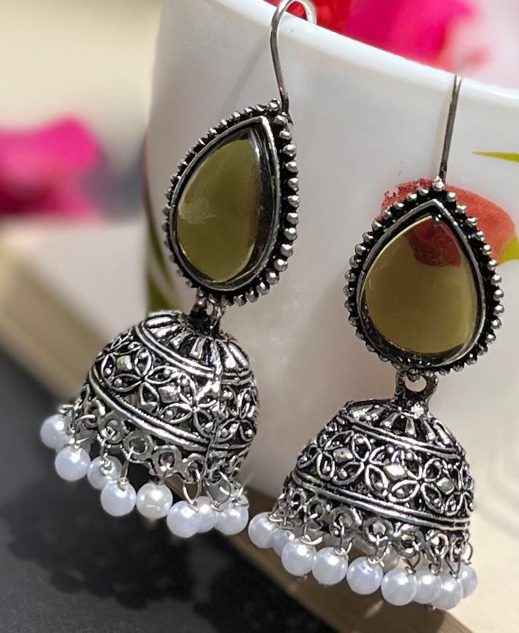 Teardrop Temple Jhumka