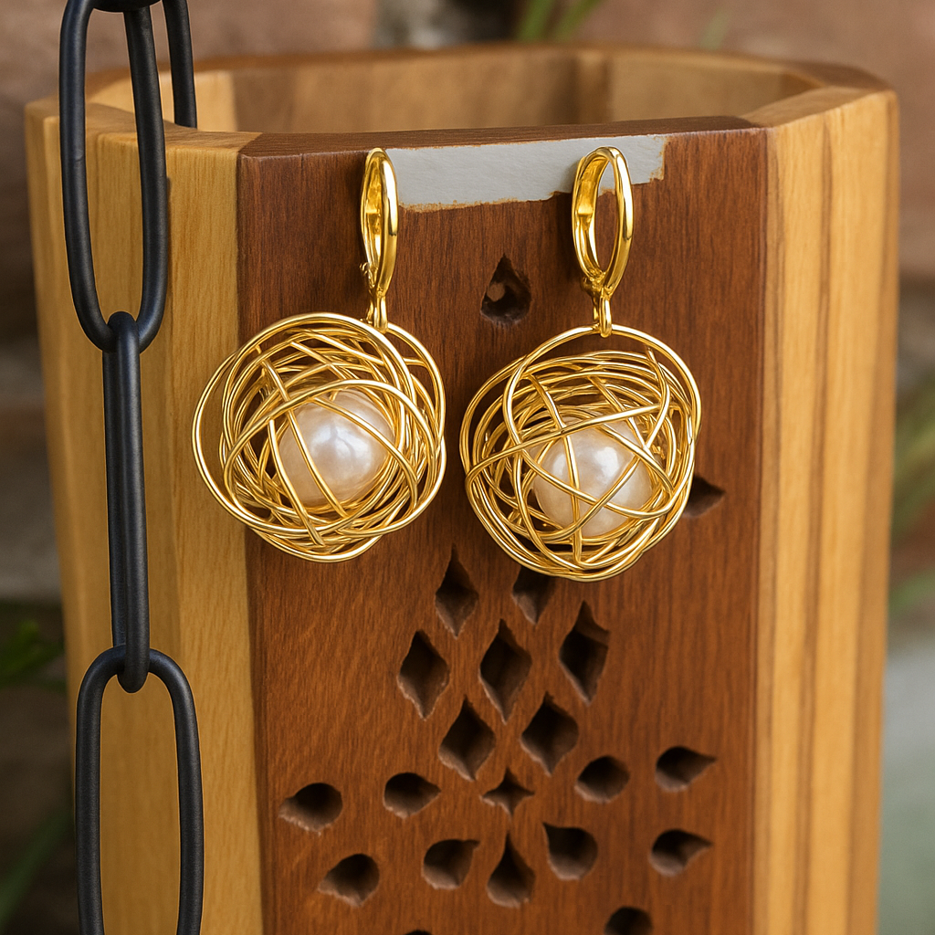 Aureate Orbit Earrings