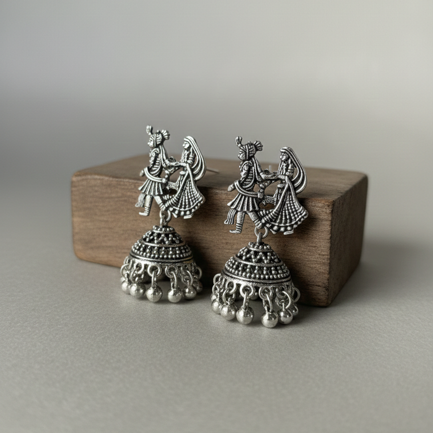 Silver Ethnic Earring Combo